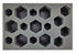 BattleTech 6 Small 4 Medium 6 Large Hex Foam Tray (BFS)