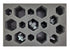 BattleTech 6 Small 4 Medium 6 Large Hex Foam Tray (BFS)
