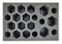BattleTech 7 Small 10 Medium 3 Large Hex Foam Tray (BFS)