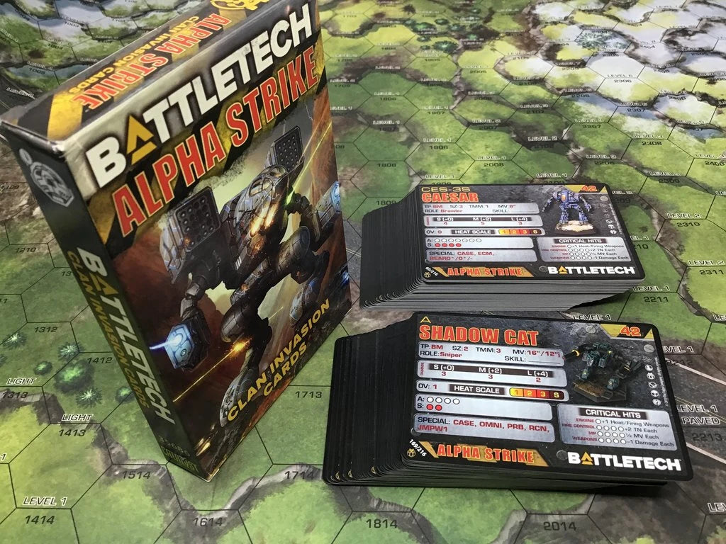 BattleTech: Alpha Strike Game Aids - Clan Invasion Cards