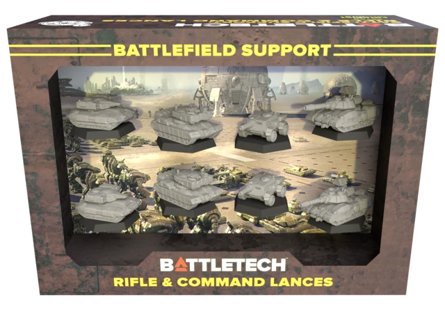BattleTech: ForcePack: Battlefield Support: Rifle & Command Lances