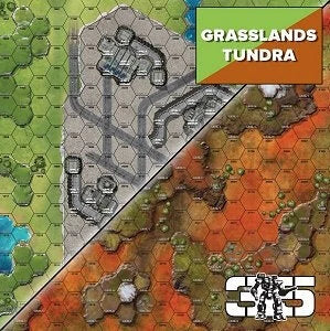 BattleTech: BattleMat - Grasslands Tundra