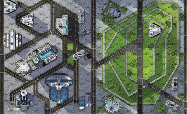 BattleTech: BattleMat - Cities HPG Engineering / Business District
