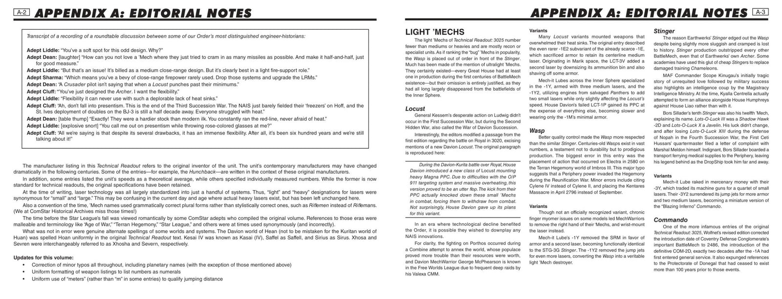 BattleTech: Technical Readout 3025: Centennial Edition
