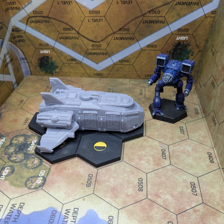 Lampart Dropship - Map Scale