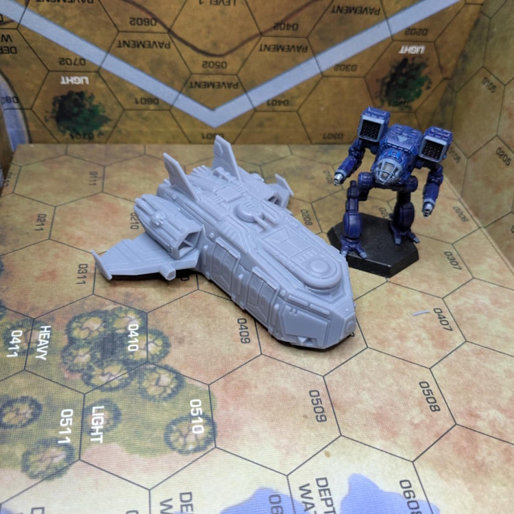 Lampart Dropship - Map Scale