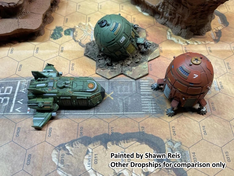 Lampart Dropship - Map Scale