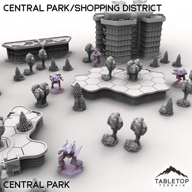 HEXTECH Central Park / Shopping District - City Map Pack