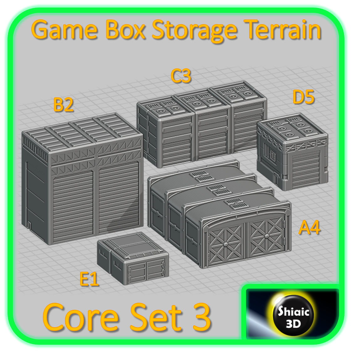 Game Box Storage Terrain