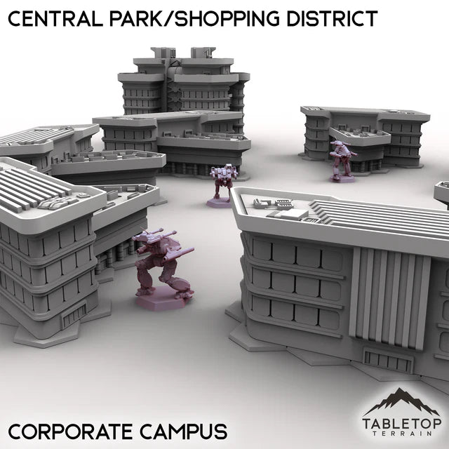 HEXTECH Central Park / Shopping District - City Map Pack