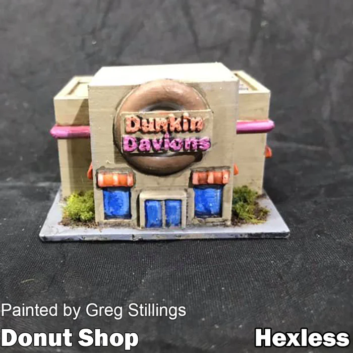 Dunkin Davions Donut Shop (STL Download)