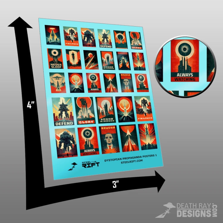 Dystopian Propaganda Posters