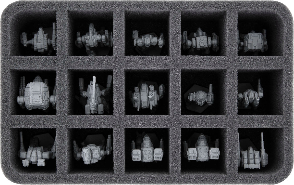 Storage Box With Foam Set For BattleTech Mechs And Tanks