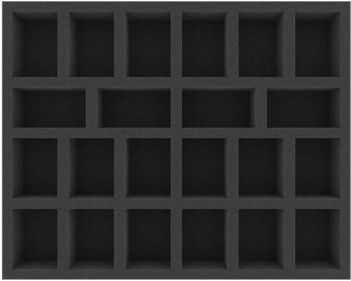 22 Compartment Full-Size Foam Tray 50MM