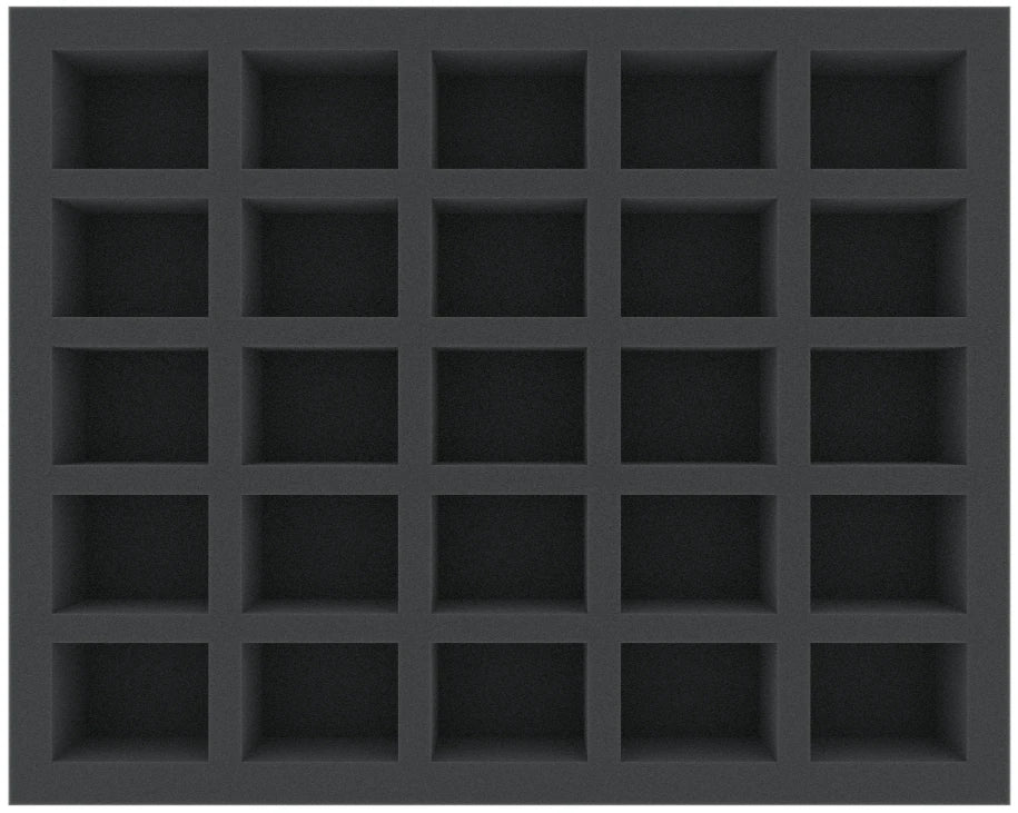 25 Compartment Full-Size Foam Tray 50MM