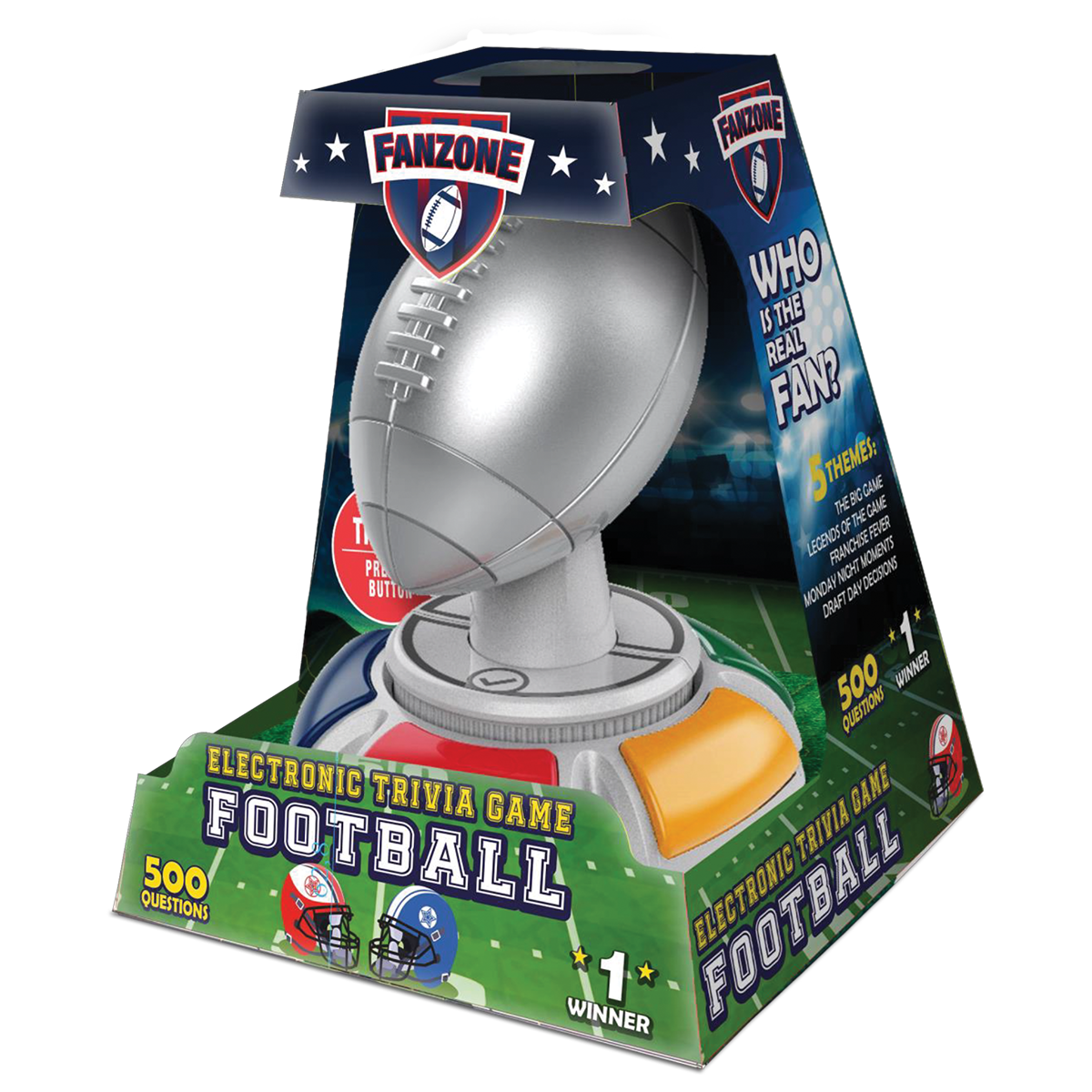 Fanzone Football Trivia Electronic Game – NFL Quiz for Fans & Game Night