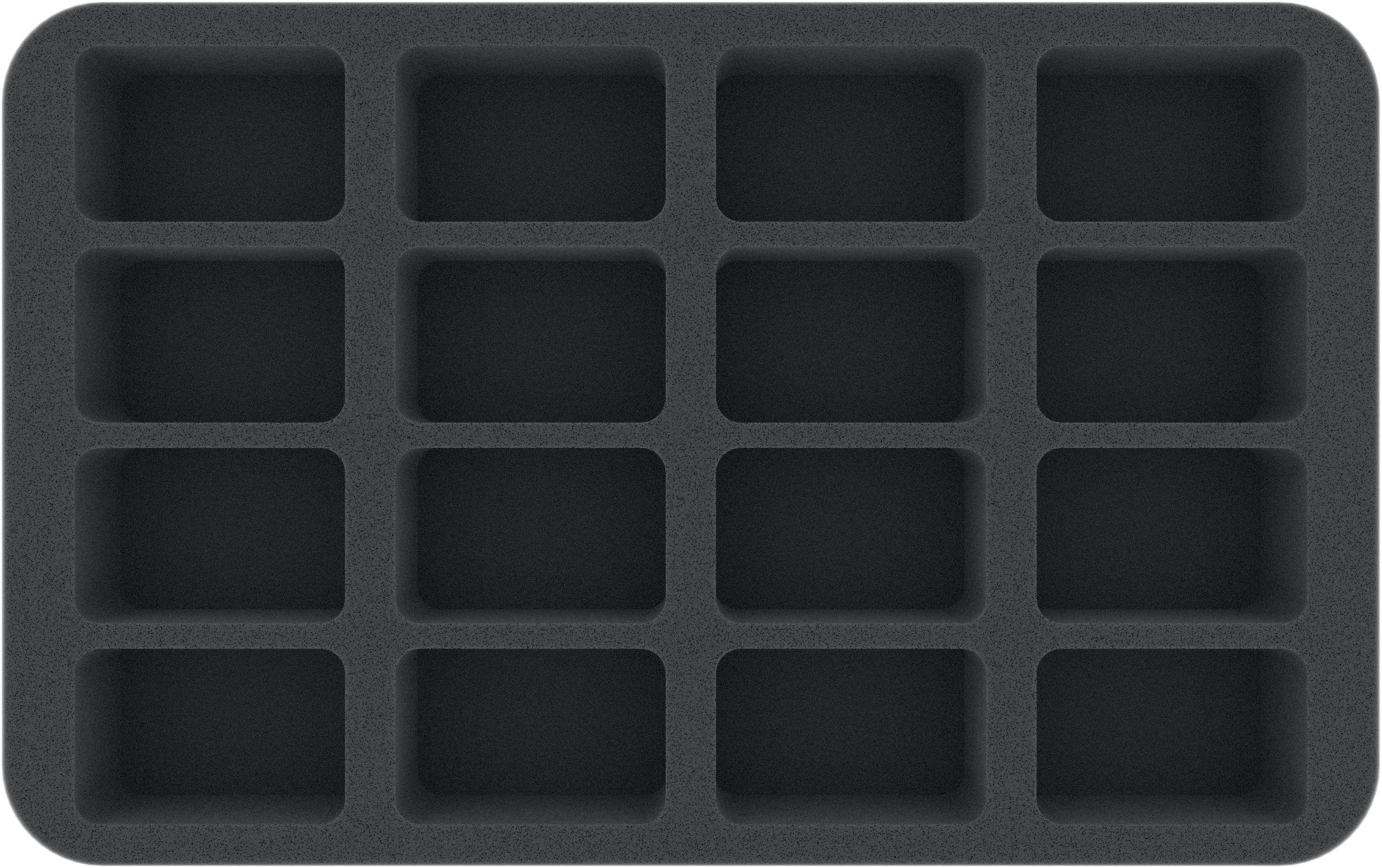 16 Compartment Half-Size Foam Tray 40MM