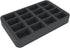 16 Compartment Half-Size Foam Tray 40MM