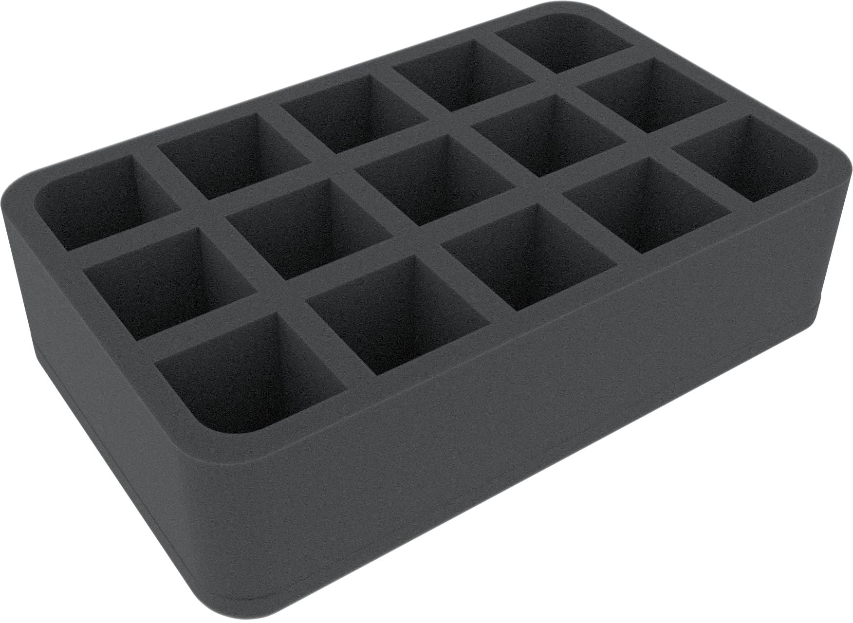 15 Compartment Half-Size Foam Tray 70MM