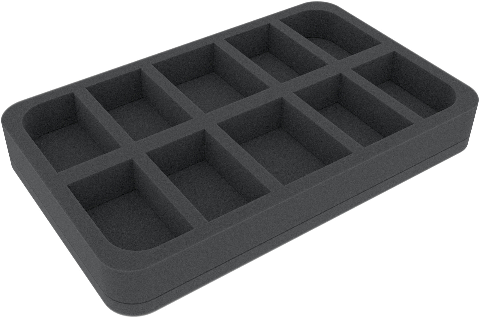 10 Compartment Half-Size Foam Tray 35MM