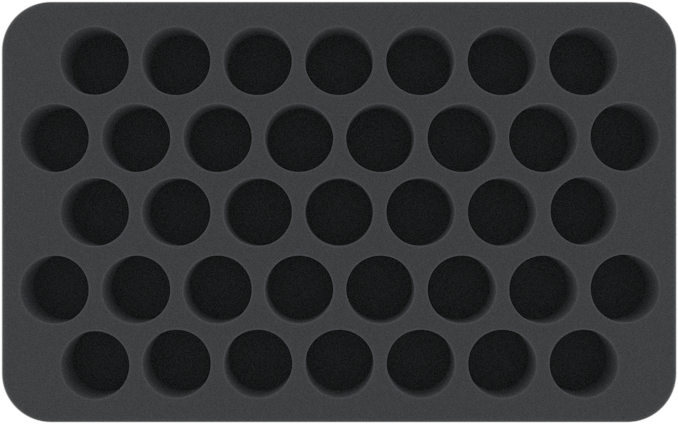 37 Compartment Half-Size Foam Tray 35MM