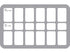 18 Compartment Half-Size Foam Tray 35MM