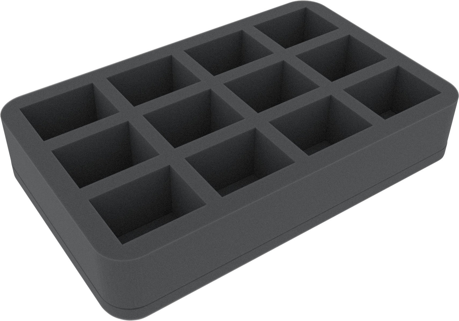 12 Compartment Half-Size Foam Tray 50MM