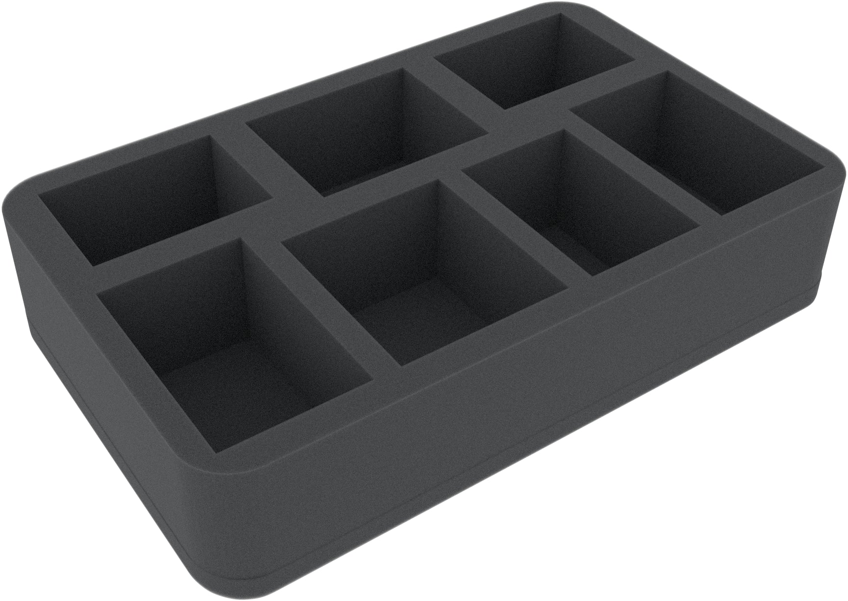 7 Compartment Half-Size Foam Tray 60MM