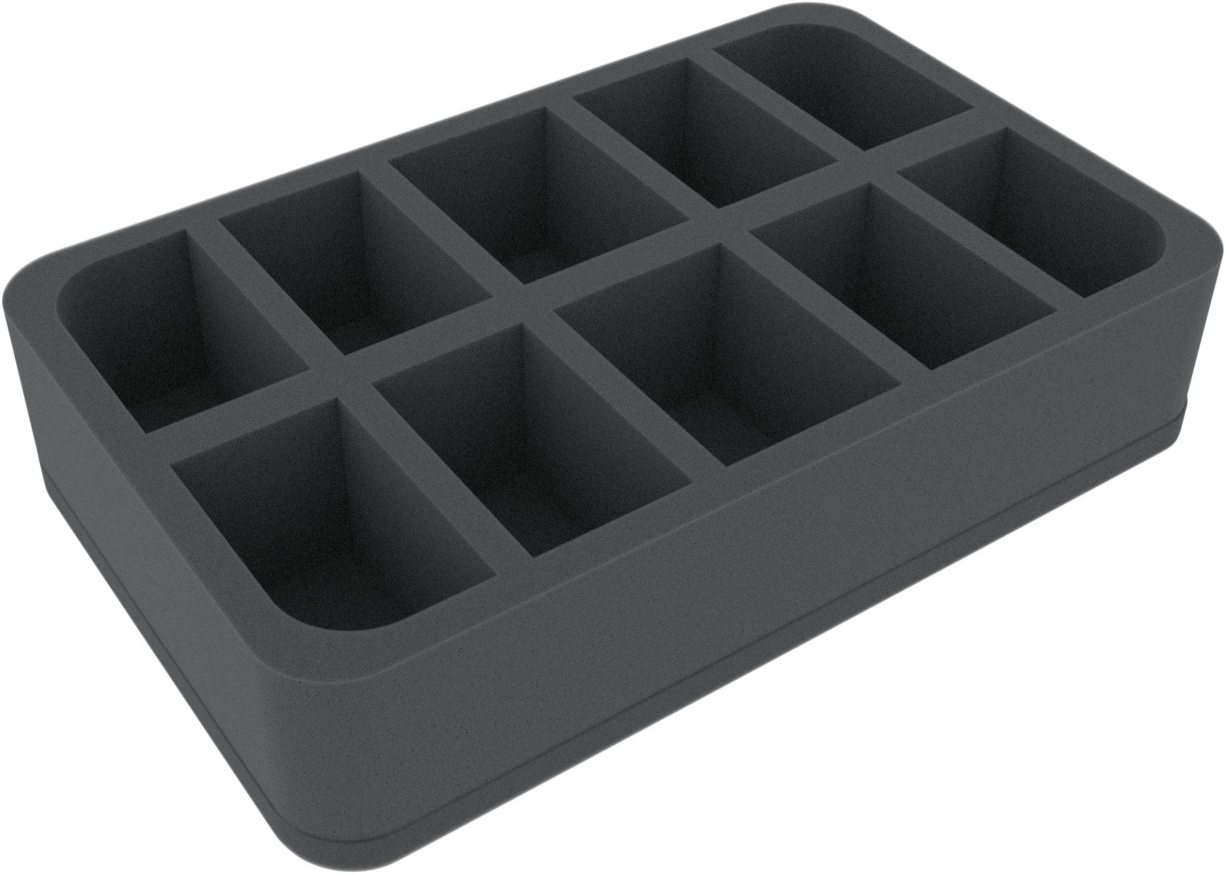 10 Compartment Half-Size Foam Tray 60MM