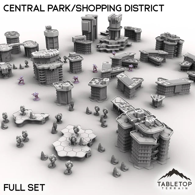HEXTECH Central Park / Shopping District - City Map Pack
