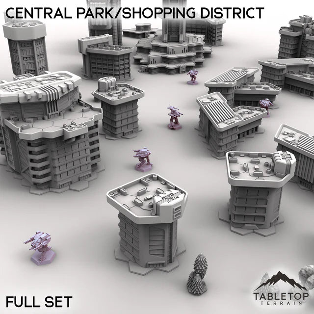 HEXTECH Central Park / Shopping District - City Map Pack