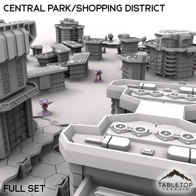 HEXTECH Central Park / Shopping District - City Map Pack