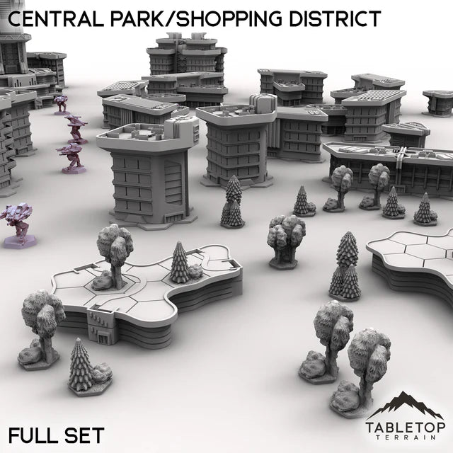 HEXTECH Central Park / Shopping District - City Map Pack