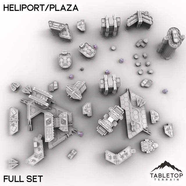 HEXTECH Heliport / Plaza - City Map Pack