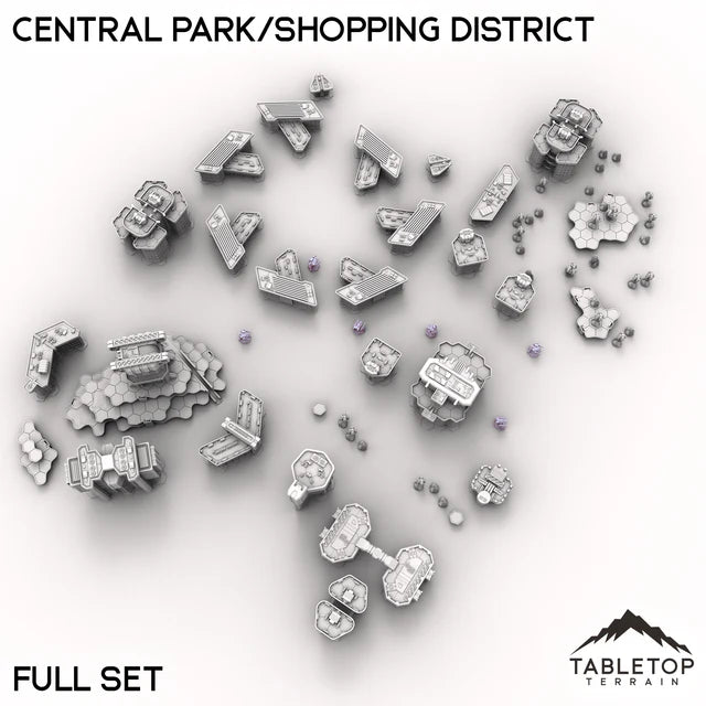 HEXTECH Central Park / Shopping District - City Map Pack