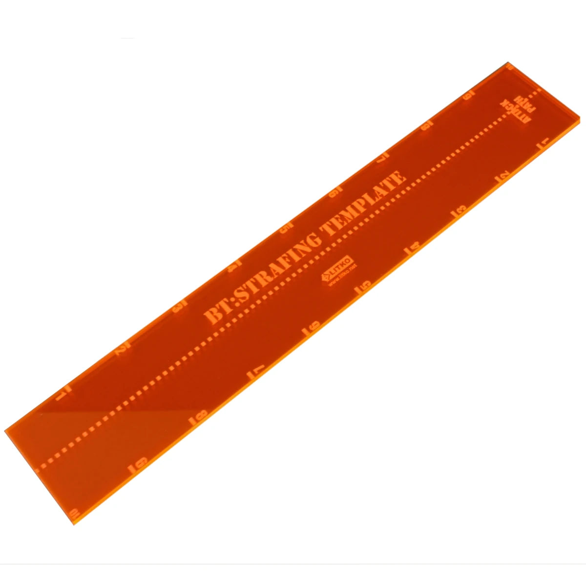 Strafe Template Compatible with BattleTech