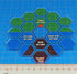 Mecha Hex Map Hit Location Template Compatible with BattleTech