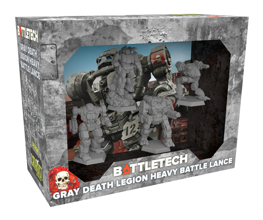 Miniature ForcePack - Gray Death Legion Heavy Battle Lance