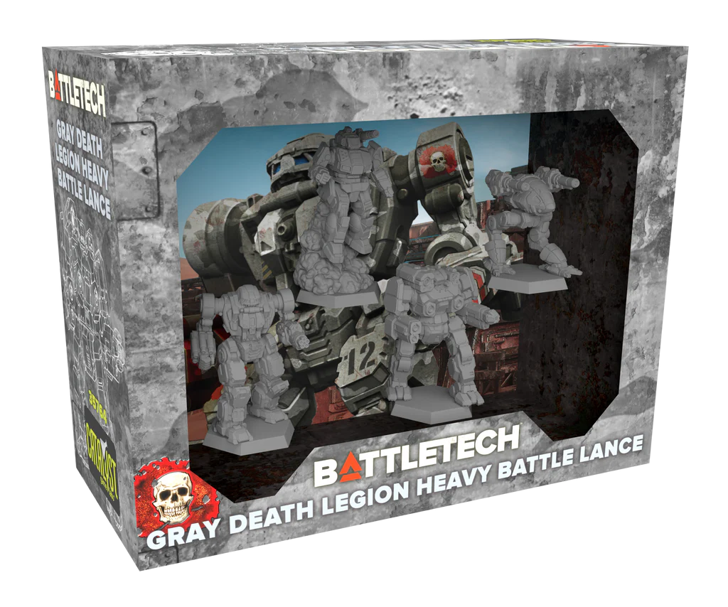 Miniature ForcePack - Gray Death Legion Heavy Battle Lance