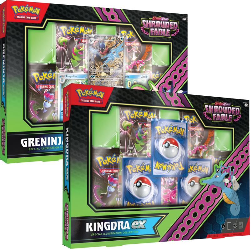 Scarlet & Violet - Shrouded Fable Kingdra ex / Greninja ex Special Illustration Collection