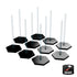 Hex Flight Stand 10-Pack