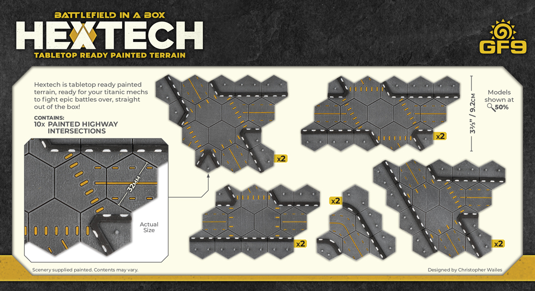 Hextech: Trinity City - Highway Intersections x10