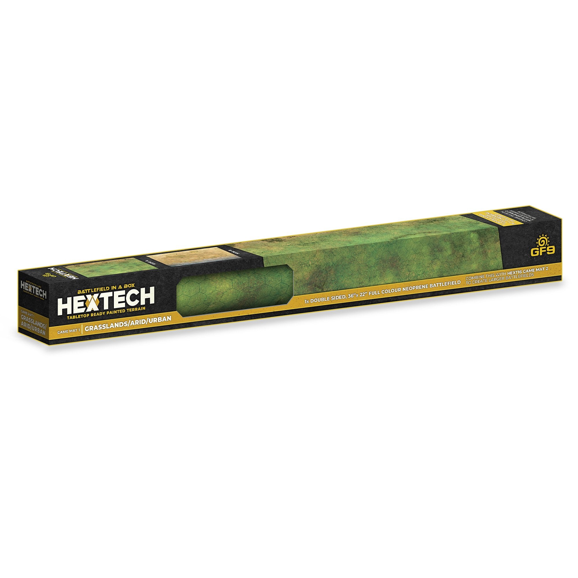 HEXTECH: Game Mat 1 (Grasslands/Arid/Urban)