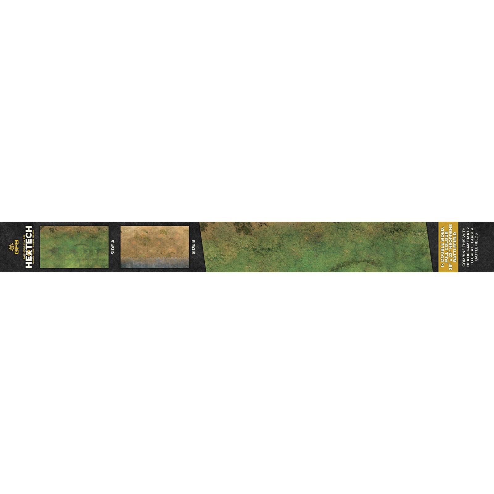HEXTECH: Game Mat 1 (Grasslands/Arid/Urban)