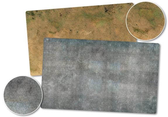 HEXTECH: Game Mat 2 (Arid/Urban)