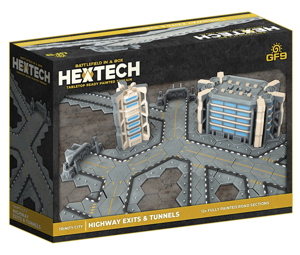 Hextech: Trinity City - Highway Exits and Tunnels (x12)