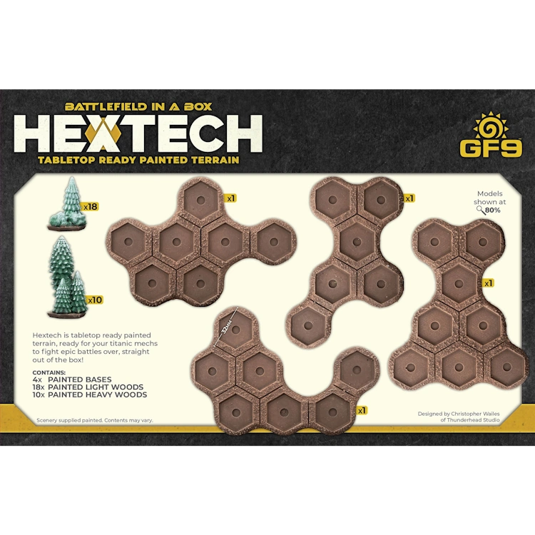 Hextech: Winter Light & Heavy Woods (x4 new bases)