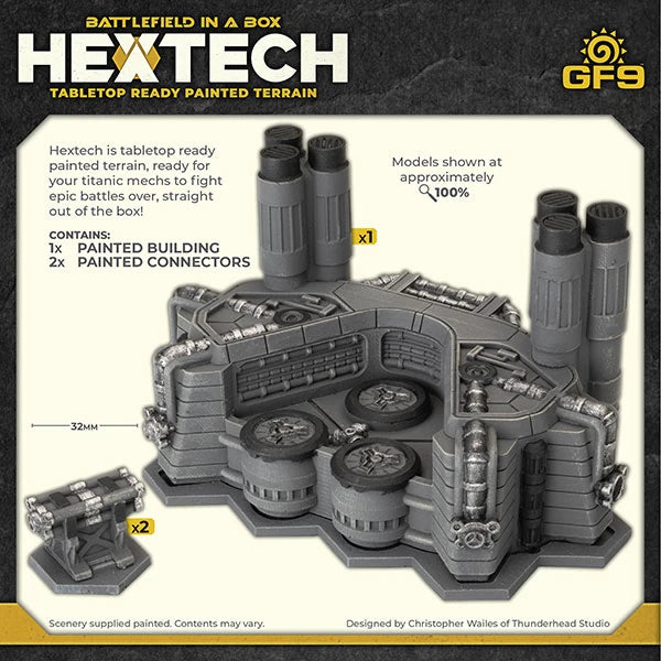 Hextech: Industrial Fluidworks- Processing Plant (x1)