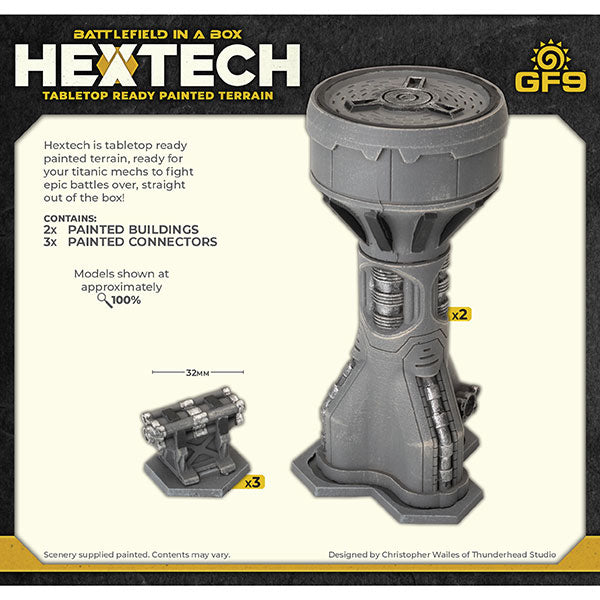 Hextech: Industrial Fluidworks- Pressure Tower (x2)