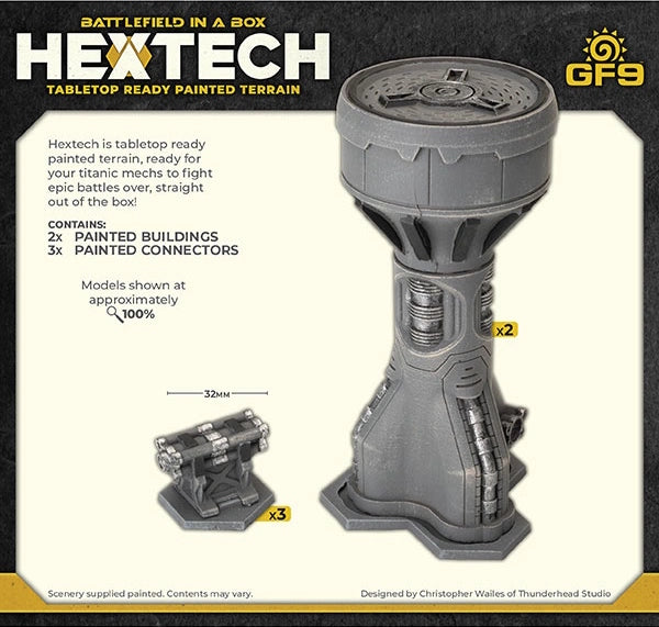 Hextech: Industrial Fluidworks- Pressure Tower (x2)